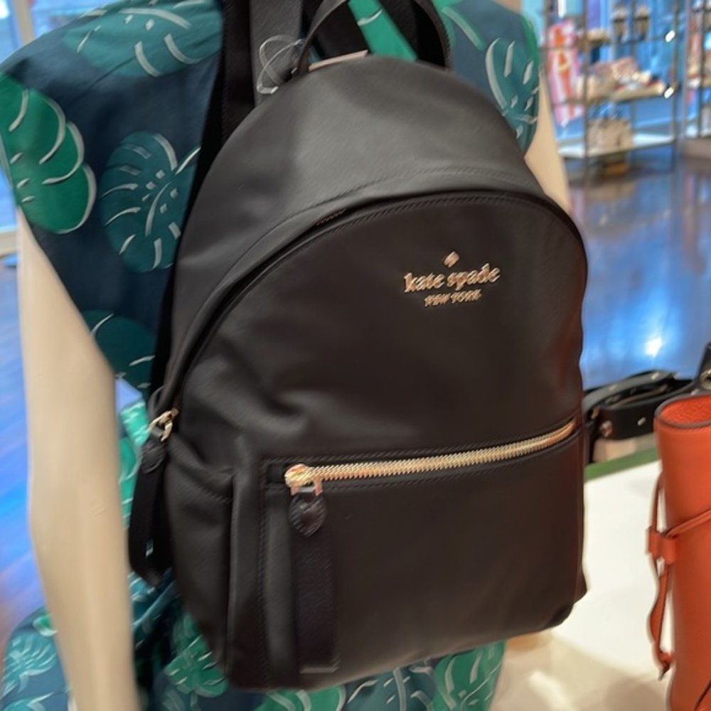Kate Spade Chelsea Medium Backpack Black - Picture 11 of 16